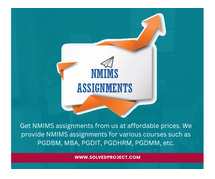 NMIMS Assignment