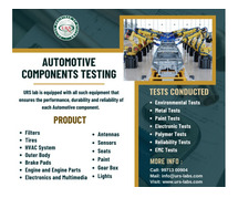 Automotive Components testing labs in Kolkata