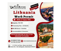 Lithuania work permit visa in Hyderabad