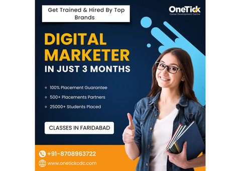 Best Digital Marketing Training Institute in Faridabad | OneTickcdc