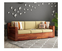 Shop Wooden Sofa Set for a Stylish Home: Wooden Street