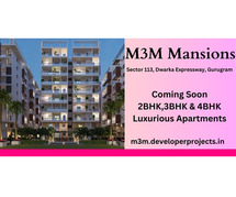 M3M Mansions Sector 113 Gurugram - Designer finishes and fixtures.