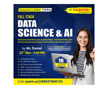 Full Stack Data Science & AI Course Training in NareshIT-8179191999