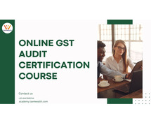 Flat Upto 50% off on The Best Online GST Audit Certification Course | Academy Tax4wealth