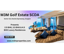M3M Golf Estate SCDA Sector 113 Gurgaon - It’s Time To Enjoy, Living A New Life