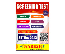 Screening Test for Naresh IT Students - Naresh IT