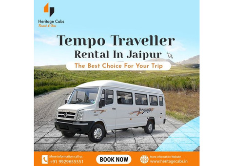 tempo traveller rental jaipur