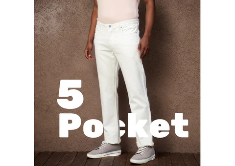 Buy 5 Pocket Trousers for Men - Genips Clothing