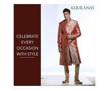 wedding outfits for men | Buy Indian Marriage Outfits Online - KHURANASINDIA