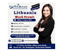 Lithuania work permit visa in Hyderabad