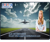 Take Angel  Air Ambulance Service in Varanasi  With Hi-Tech Medical Facility