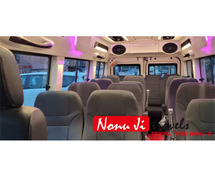 Get 9 Seater Tempo Traveller Hire in Delhi