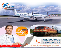 Falcon Train Ambulance in Jaipur is a Trusted Medical Evacuation Company