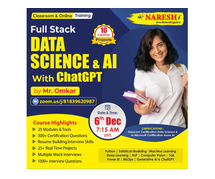 Full Stack Data Science & AI Course Training by Mr. Omkar in NareshIT
