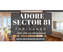 Adore Sector 81 Faridabad - A Venue For City Centre Living