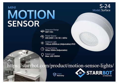 Starrbot |Motion Sensor Light Manufacturers ,Suppliers and Dealers.