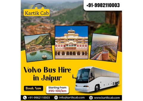 52 Seater Bus Hire  Jaipur