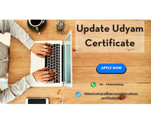Update Udyam Certificate
