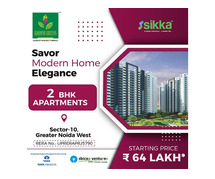 Book now and get 2 BHK apartments in sikka kaamya green in Noida