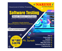 Free Demo On Software Testing - Naresh IT