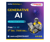 Free Online Workshop On Generative AI in NareshIT - Hyderabad