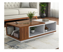 Buy Escobar Engineered Wood Coffee Table with Storage Online From Wooden Street