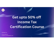 Get upto 50% off on The Best Income Tax Certification Courses Online | Academy Tax4wealth