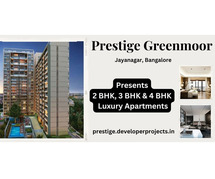 Prestige Greenmoor Jayanagar Bangalore - Elevate Your Living Experience