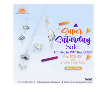 DWS Jewellery’s Super Saturday Sale - Flat 50% Off Site Wide!