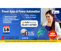 Microsoft Power Apps Online Training New Batch