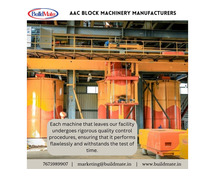 AAC Block Machinery Manufacturers in Hyderabad, India