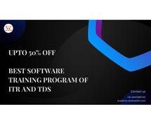 Upto 50% off on The Best ITR and TDS Software Training Program | Academy Tax4wealth