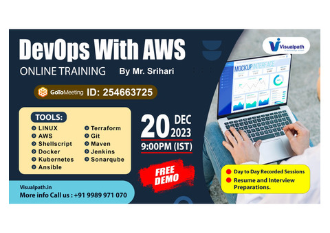 DevOps with AWS Online Training Free Demo | Visualpath