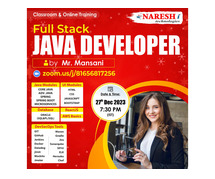 Free Demo On Full Stack Java Developer Course in NareshIT