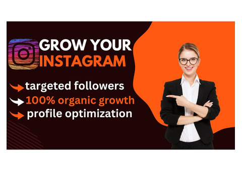 I will instagram promotion for organic growth on your social account