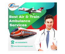 Falcon Emergency Train Ambulance in Kolkata-Top Class Facility and Feature