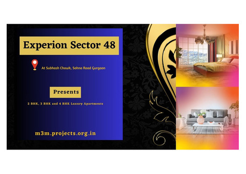 Experion Sector 48 Gurgaon | At Subhash Chowk, Sohna Road Gurgaon