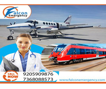 Falcon Train Ambulance in Patna Provides Comfortable Transfer to Your Selected Destination