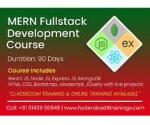 MERN Stack Development Training in Hyderabad