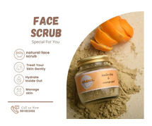 Which is the best homemade rice powder scrub for the face?
