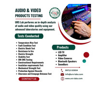 Best Audio Video Testing Laboratory in India