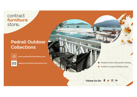 Luxury Pedrali Outdoor Furniture, High-End Pedrali Furniture
