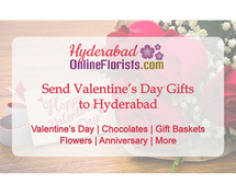 Online delivery of a Valentine's Day gift to Hyderabad