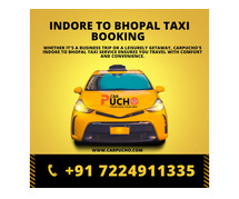Indore To Bhopal Taxi Booking