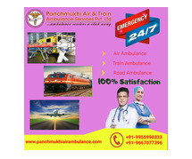 Panchmukhi Train Ambulance in Ranchi offers customized train Ambulances for Shifting Patients