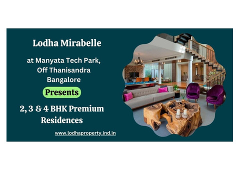 Lodha Mirabelle Bangalore - Live In A Unique Neighbourhood