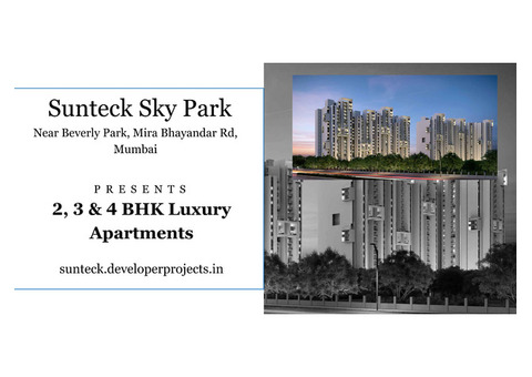 Sunteck Sky Park Mira Road Mumbai - Cosy Homes With Conveniences