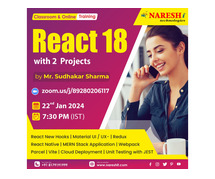 React 18 Training institutes in Hyderabad 2024