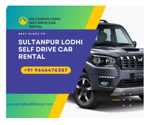 Sultanpur Lodhi self drive car rentals 9646476387
