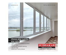 upvc windows and doors manufacturers in Hyderabad | India - Sudhakar Profile Systems
